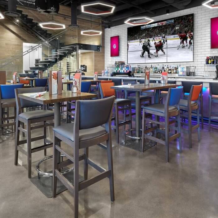 Boston Pizza Ice District Project 1, Restaurant Interior Design
