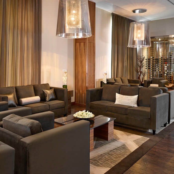 Radisson Calgary Airport Hotel Interior Design Conference Center Lobby Lounge