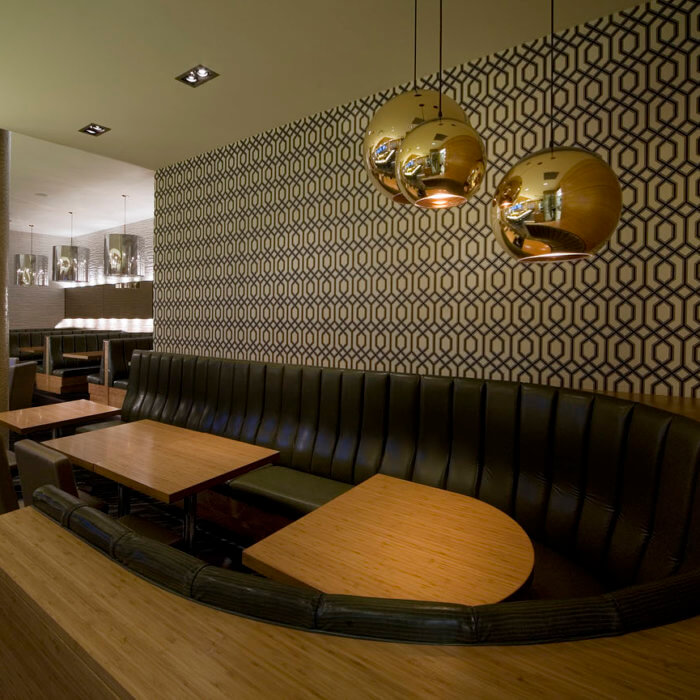 Restaurant Interior Design Calgary Rics Grill, Sheraton Four Points Booth