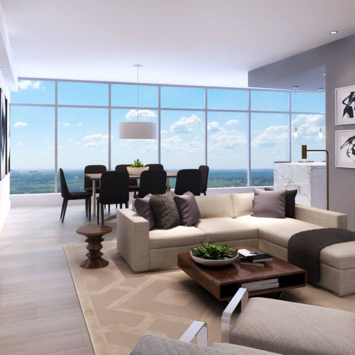 West Block Suite Living Room, Interior Design Firms Edmonton