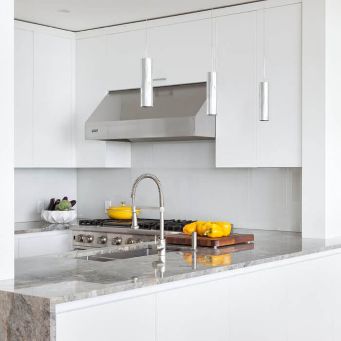 Yaletown Residence Interior Design Firms Vancouver, White Kitchen